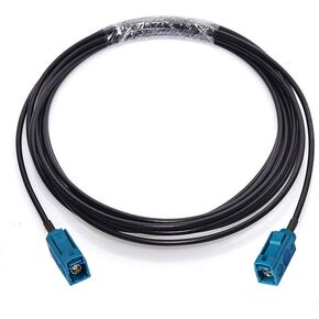 Bingfu Fakra Z Male to Male Vehicle Car Antenna Adapter Cable 30cm 12 inch for Car Stereo Android Head Unit GPS Navigation FM AM Radio Sirius XM Satellite Radio 4G LTE TEL Telematics Bluetooth Module in Saudi Arabia