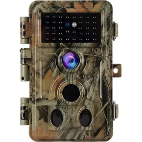 2-Pack No Glow Trail Game Deer كاميرات للرؤية الليلية 24MP 1296P H.264 حركة الفيديو المنشط 0.1S وقت الزناد مقاوم للماء لصيد الحياة البرية في الهواء الطلق ومراقبة أمن المنزل نموذج فيديو صور
