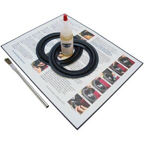 Springfield Speaker Foam Surround Edge Repair Kit - 2 Speaker Kit - 5 Inch - Compatible with Realistic, Optimus, Radio Shack: Pro 77, T-300, T300, and Others with 3-1/8" to 3-3/16" Cone, Many More