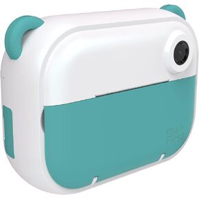 كاميرا myFirst Camera Insta Wi Teal (إصدار مطور) كاميرا طباعة فورية للأطفال (من سن 5 إلى 15 عامًا) مع نقل لاسلكي، صانع ملصقات، بطاقة Micro SD مجانية للصور/الفيديو (أخضر) in Kuwait
