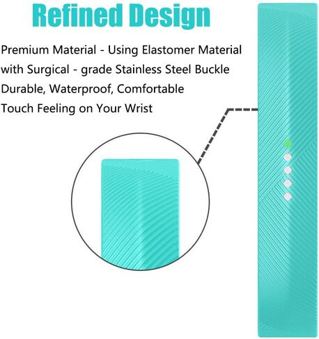 Ybludiy 3 Pack Compatible with Fitbit Flex 2 Band,Fitbit Flex 2 Replacement Bands,Soft Silicone Accessory Wristband Strap for Fitbit Flex 2 Bands in Kuwait