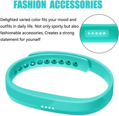 Ybludiy 3 Pack Compatible with Fitbit Flex 2 Band,Fitbit Flex 2 Replacement Bands,Soft Silicone Accessory Wristband Strap for Fitbit Flex 2 Bands in Kuwait
