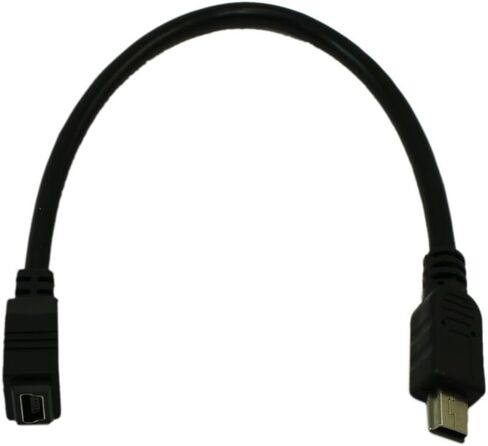 MyCableMart 6inch USB 2.0 Certified 480Mbps Mini-B/5-Pin Male/Female Extension Cable in Kuwait