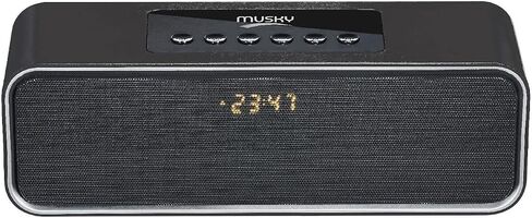 Portable Bluetooth Stereo Speaker, 10W Acoustic Drivers, Dual Subwoofer, FM Radio & Handsfree Speakerphone, Micro SD Card & USB & AUX Slots for Smart Phone, MP3, MP4, iPad, Tablet & More in Saudi Arabia