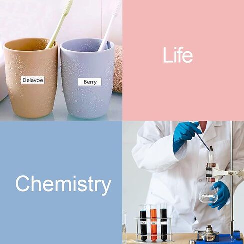 Compatible Label Tape Replacement for Brother Label Maker Tape TZe-241 TZe241 TZ-241 TZ241 TZe Tape 18mm 0.7 Laminated White for P Touch PTD400 PTD600 PTP750W PT1880,Black on White,5 Pack in Kuwait