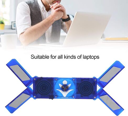 قاعدة تبريد الكمبيوتر المحمول العالمية 2 مروحة انبعاث الضوء قابلة للطي USB قاعدة تبريد الكمبيوتر المحمول المحمولة لجميع أنواع أجهزة الكمبيوتر المحمولة in Kuwait