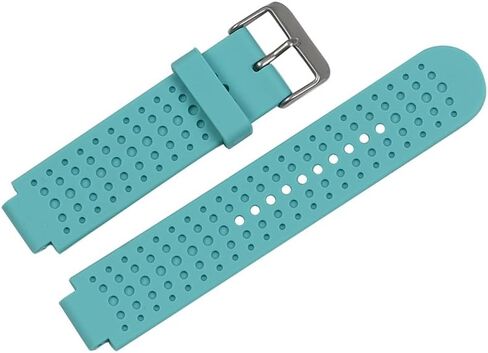 Replacement Band Compatible with Garmin Forerunner 25 Smartwatch, Black Silicone Sport Waterproof Wristband (Mans Strap) in Saudi Arabia