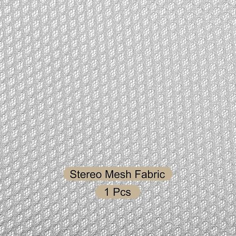 Rebower Speaker Grill Cloth Stereo Mesh Fabric Protective Dustproof Cloth, [for Home Speaker Repair] - 39.37 Inch x 59 Inch/Light Grey in Saudi Arabia