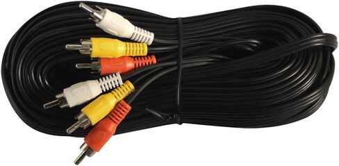 3 Foot RCA Audio / Video Cable 3 Male To 3 Male in Saudi Arabia