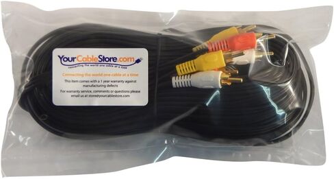 3 Foot RCA Audio / Video Cable 3 Male To 3 Male in Saudi Arabia