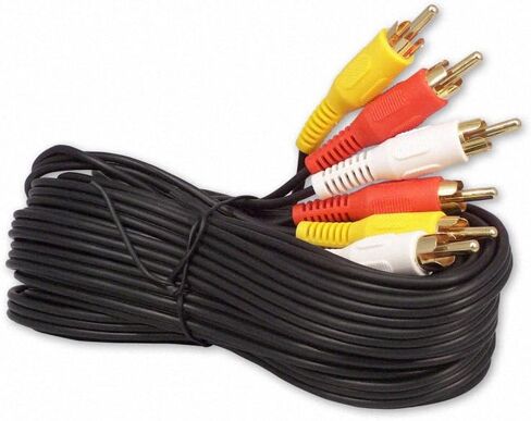 3 Foot RCA Audio / Video Cable 3 Male To 3 Male in Saudi Arabia
