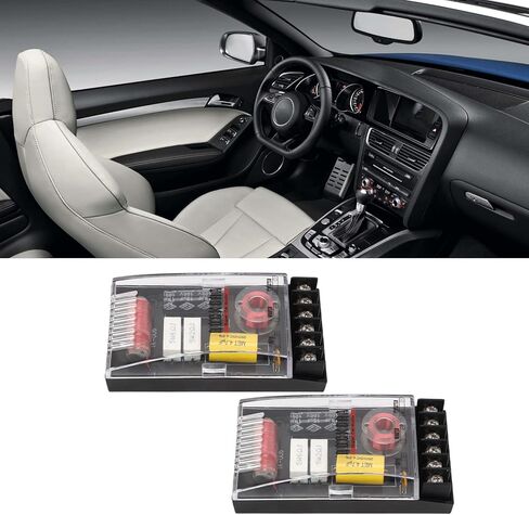 كيولو مكبر صوت ثنائي الاتجاه للسيارة متقاطع سلبي DC12 60-120 واط مقسم رائع لمكبرات الصوت ومكبرات الصوت متوسطة المدى (Qiilu40v8fo6ky2) in Kuwait