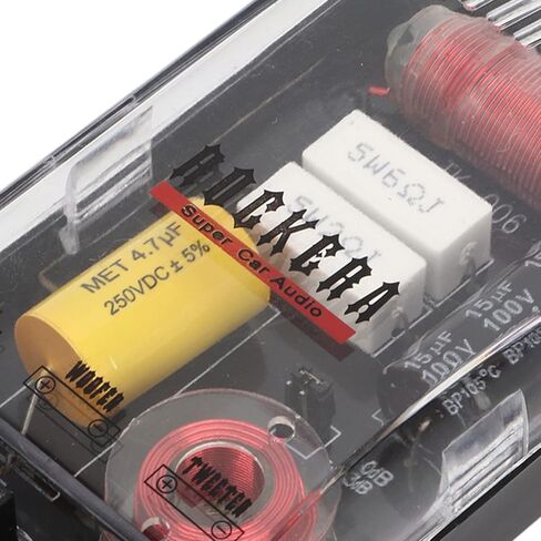 كيولو مكبر صوت ثنائي الاتجاه للسيارة متقاطع سلبي DC12 60-120 واط مقسم رائع لمكبرات الصوت ومكبرات الصوت متوسطة المدى (Qiilu40v8fo6ky2) in Kuwait