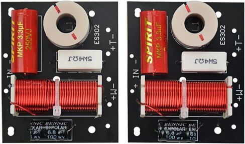 فلاش باي 2 قطعة مكبر صوت كروس اوفر ثنائي الاتجاه 4-8 اوم لوحة تقسيم تردد مكبر الصوت ثلاثي باس مرشحات توزيع التردد in Kuwait