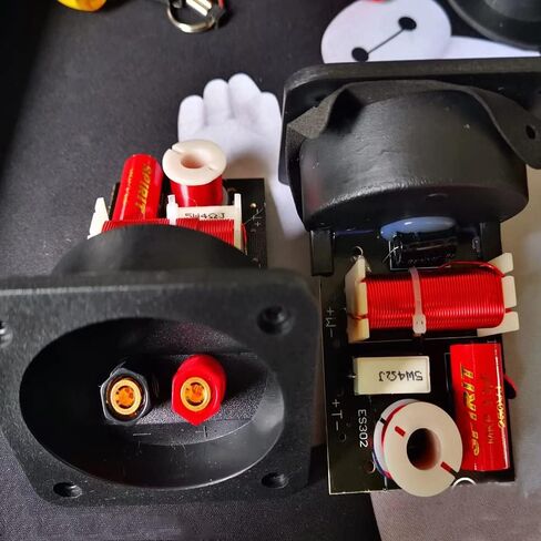 فلاش باي 2 قطعة مكبر صوت كروس اوفر ثنائي الاتجاه 4-8 اوم لوحة تقسيم تردد مكبر الصوت ثلاثي باس مرشحات توزيع التردد in Kuwait