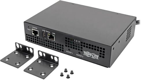 Tripp Lite أحادية المرحلة تحويل صغيرة PDU ، 100/120/127V ، واجهة منصة LX عن بعد ، 6 أقدام ، 0U ، TAA (PDU15NETLX) in Kuwait