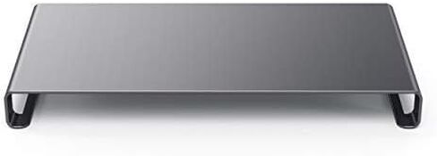 Satechi Aluminum Universal Unibody Monitor Stand - Compatible with MacBook Pro, iMac Pro, Google Chromebook, Microsoft Surface Go, Dell, Asus and more (Space Gray) in Saudi Arabia