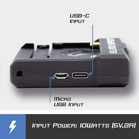 Power Junkie by Blind Spot - Multi use NPF Battery Plate for filmmakers Using NP-F Batteries - Mirrorless or BMPCC Power - It's Also a npf Charger - Battery Plate with Industry Mount. in Saudi Arabia