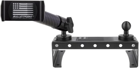Bulletpoint Metal Dash Mount Phone Holder Compatible with 2015-2020 Ford F150 & 2017+ F250/F350 Super Duty - Dual 20mm Ball Dash F150 Phone Mount (13th Generation) in Saudi Arabia