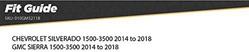 Scosche GM5211B Compatible with 2014-18 Chevrolet Silverado / GMC Sierra ISO Double DIN & DIN+Pocket Dash Kit Black in Saudi Arabia