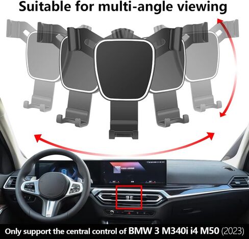 حامل هاتف السيارة لسيارات BMW 3 Series 2013-2018، BMW 4 Series 2014-2020 F30 F32 ملحقات السيارات دعامة الملاحة الديكور الداخلي للهاتف الخلوي المحمول in Kuwait