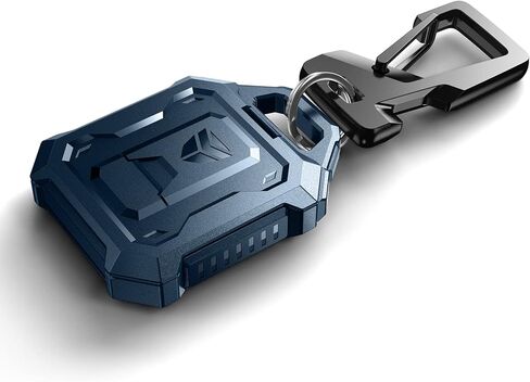 Dexnor Full-body Shockproof Case for AirTag,Anti-lost Protective Cover Airtag Holder Keychain with Key Ring & Carabiner in Saudi Arabia