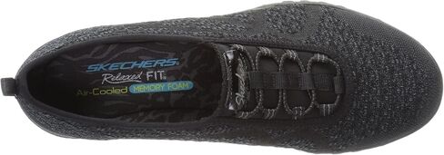 Skechers Women's Breathe Easy Fortune Knit | Modern Comfort Casual, Relaxed Fit, Air-Cooled Memory Foam, Machine Washable, Bungee Slip-On in Saudi Arabia