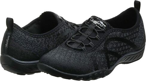 Skechers Women's Breathe Easy Fortune Knit | Modern Comfort Casual, Relaxed Fit, Air-Cooled Memory Foam, Machine Washable, Bungee Slip-On in Saudi Arabia