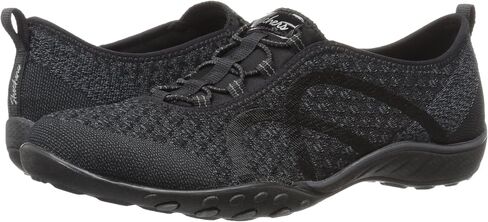 Skechers Women's Breathe Easy Fortune Knit | Modern Comfort Casual, Relaxed Fit, Air-Cooled Memory Foam, Machine Washable, Bungee Slip-On in Saudi Arabia