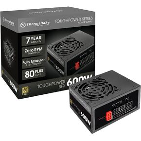 Thermaltake Toughpower SFX 600W 80+ Gold Fully Modular SFX 12V 3.3/ATX 12V 2.4 Power Supply 7 YR PS-STP-0600FPCGUS-G in Kuwait