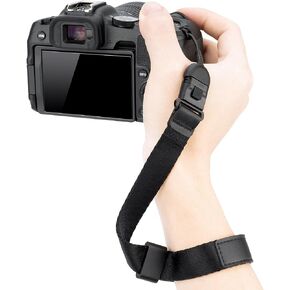 Camera Wrist Strap with Quick Release, Adjustable Camera Hand Strap for Photographers, Camera Strap for Canon EOS R100 R8 R10 R50 R5 R6 R7 R RP T7i Sony A7R V A7IV A6700 Nikon Z8 Z30 Z6 Z7 II and More