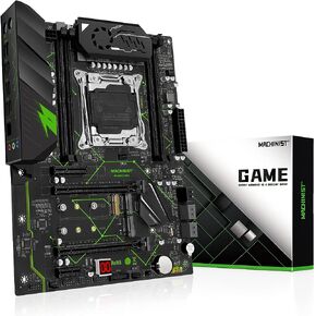 لوحة أم MACHINIST LGA 2011-V3 ATX، لوحة أم X99 للألعاب مع بطاقة فحص ذاتي (Intel 5th/6th Gen، PCIe 3.0، فتحات M.2 مزدوجة، DDR4، SATA 6 جيجابايت/ثانية، USB3.0) لـ Intel XEON E5 V3/V4 سلسلة كور i7 in Saudi Arabia