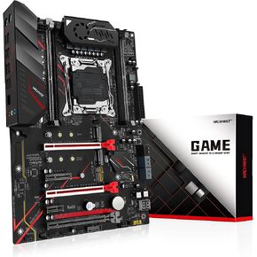 MACHINISIT LGA 2011-3 Motherboard X99 Micro ATX Mainboard for Intel Xeon E5 V3 V4 Series Processors (DDR4 Max 128GB, PCIe 3.0, M.2 Protocol, Gigabit LAN), X99 PR9-H PC Server in Saudi Arabia