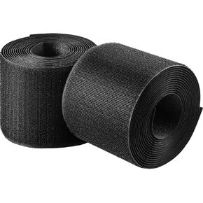 Cable Floor Strip Cord Cover Floor Cable Protector Carpet Management, Keep Cables Organized, Protect Cords and Prevent a Trip Hazard, 3 Inch x 10 Feet (60 Feet, Black) in Kuwait