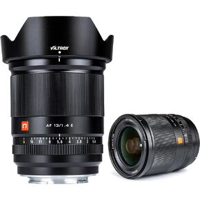 فيلتروكس عدسة تثبيت 13 ملم F1.4 f/1.4 e بزاوية عريضة للغاية APS-C لكاميرات سوني اي ماونت غير العاكسة ZV-E10 a600 a6600 a6100 a6000 a6000 a7 in Kuwait