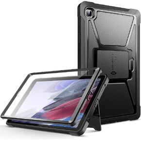 ZtotopCases Case for Samsung Galaxy Tab A7 Lite 8.7 inch 2021 Tablet (SM-T227/T225/T220), Built-in Screen Protector, Dual Layer Shockproof Full Protective Cover with Kickstand - Black