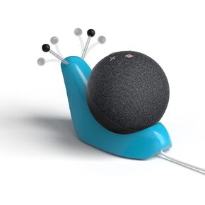 Stable Stand Holder for Echo Dot 4th/5th Generation Stand, Desktop Stand for Echo Dot 4th/5th Gen Holder with Cable Management, Cute Desk Table Stand for Echo Dot 4th/5th Gen Speaker Mount, Blue in Kuwait