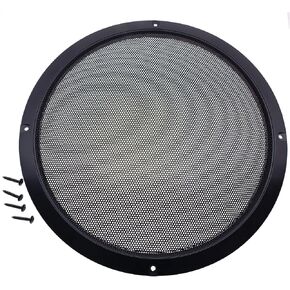 FDXGYH 2 Pack 8 Inch Speaker Grills Cover Metal Mesh Grill [Black] in Saudi Arabia