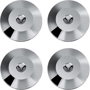 Preffair Audiophile Speaker Isolation Spikes, Aluminum Shockproof Turntable Stand Feet, Speaker Floor Protector Mat, Adjustable Subwoofer Vibration Absorber, Non-Slip LP Vinyl Record Player Base Pad.