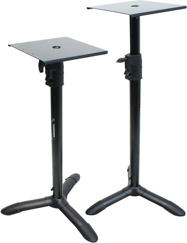 Harmony Audio HA-BKSPKS Home Audio - Studio Monitor Adjustable Height Bookshelf Speaker Stand Pair in Saudi Arabia