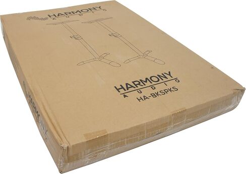 Harmony Audio HA-BKSPKS Home Audio - Studio Monitor Adjustable Height Bookshelf Speaker Stand Pair in Saudi Arabia