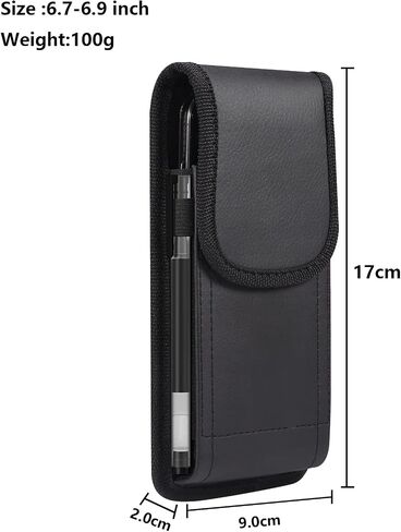 Cell Phone Belt Case Holster for iPhone 13 Pro Max, Galaxy Note 20 Ultra 5G, S23 Ultra, S21+ 5G, S20 FE 5G, A12 A13 A23 A52 A72 A02S A03S, A13 5G, A23 5G, OnePlus 11/9 / 10t, 8t, 7t, 10 Pro, 9 Pro in Saudi Arabia