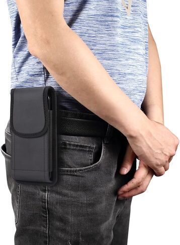 Cell Phone Belt Case Holster for iPhone 13 Pro Max, Galaxy Note 20 Ultra 5G, S23 Ultra, S21+ 5G, S20 FE 5G, A12 A13 A23 A52 A72 A02S A03S, A13 5G, A23 5G, OnePlus 11/9 / 10t, 8t, 7t, 10 Pro, 9 Pro in Saudi Arabia
