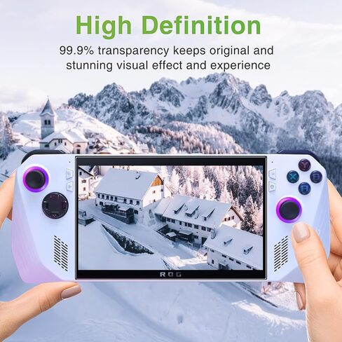 LKOOZO [عبوة من قطعتين واقي شاشة لجهاز Asus ROG Ally واقي شاشة من الزجاج المقوى المحمول لجهاز Asus ROG Ally 2023 RC71L 7 بوصة [مضاد للخدش] [صلابة 9H] in Kuwait