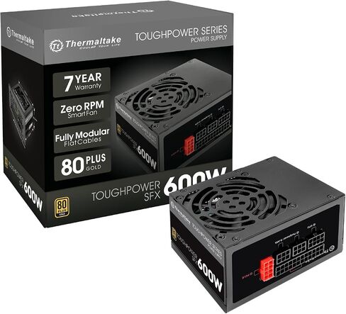 ثيرمال تيك وحدة إمداد طاقة كاملة SFX ATX 80+ ذهبي بقدرة 450 واط وضمان 7 سنوات PS-STP-0450FPCGUS-G 600 واط PS-STP-0600FPCGUS-G من تاف باور in Kuwait
