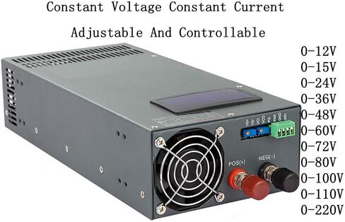 JINGMAIDA 2000W AC-DC محول العرض الرقمي الجهد الحالي قابل للتعديل التبديل ينظم إمدادات الطاقة DC 0-24V 0-83A لكاميرات المراقبة والراديو ومشروع الكمبيوتر ووحدات شريط LED الخفيفة in Kuwait