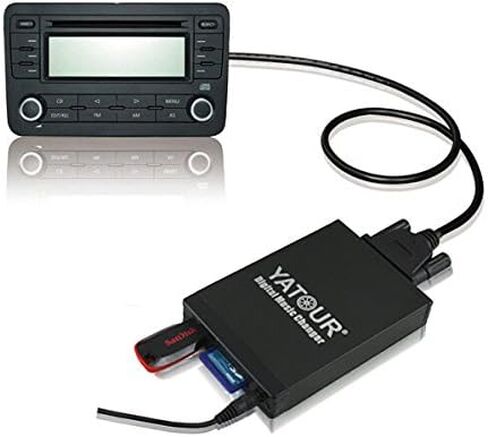 Yatour USB SD AUX Digital Music Changer for Pacr Suzuki/Fiat14pin Radio Fit PACR01, PACR02, PACR03, PACR04, PACR05, PACR06, PACR07 Head Units in Saudi Arabia