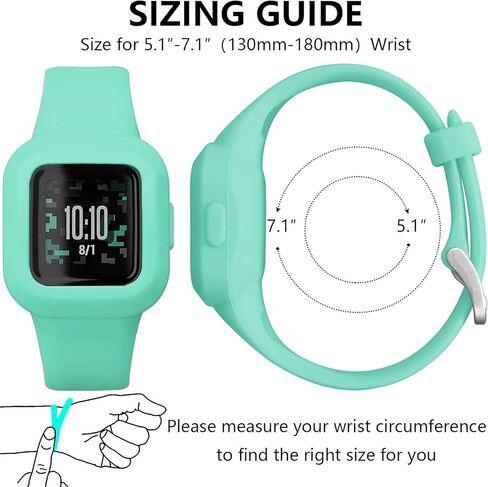 Mosstek متوافق مع Garmin Vivofit Jr. 3 عصابات للأطفال، أساور معصم رياضية ناعمة من السيليكون متوافقة مع GarminFit Jr. 3 بديل قابل للتعديل مناسب للسباحة للأولاد والبنات، 3 عبوات in Kuwait