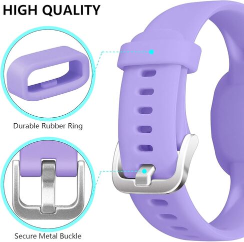 Mosstek متوافق مع Garmin Vivofit Jr. 3 عصابات للأطفال، أساور معصم رياضية ناعمة من السيليكون متوافقة مع GarminFit Jr. 3 بديل قابل للتعديل مناسب للسباحة للأولاد والبنات، 3 عبوات in Kuwait