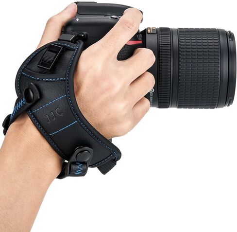 حزام يد كاميرا DSLR فاخر من JJC مع لوحة تحرير سريعة لنيكون D850 D750 D780 D500 D7500 D7200 D3500 D3400 D5600 D5500 D5300 D5200 D3300 D3200 D7100 D810 D800 D600 D610 D5 D4s D4 D3s والمزيد من DSLR in Kuwait